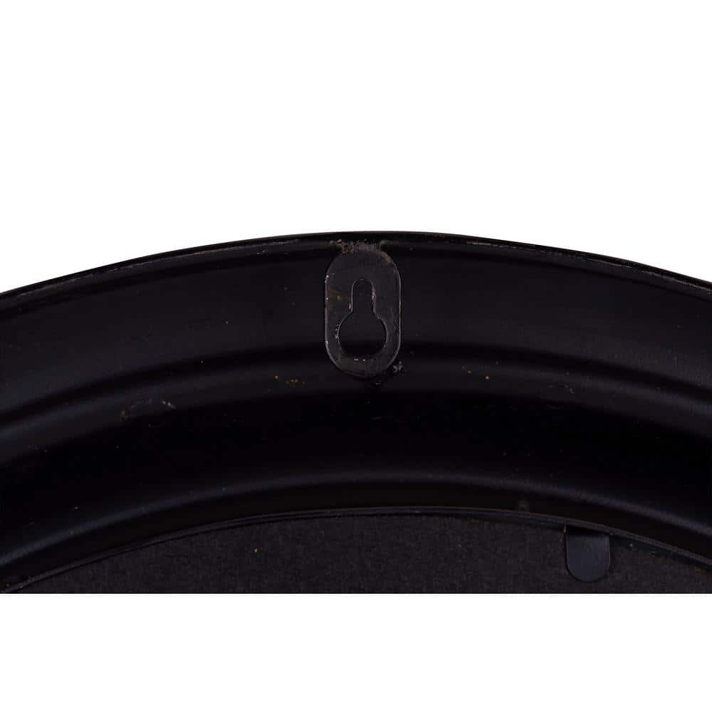 Nautical Charm Round Leather & Wood Porthole Mirror for Kids