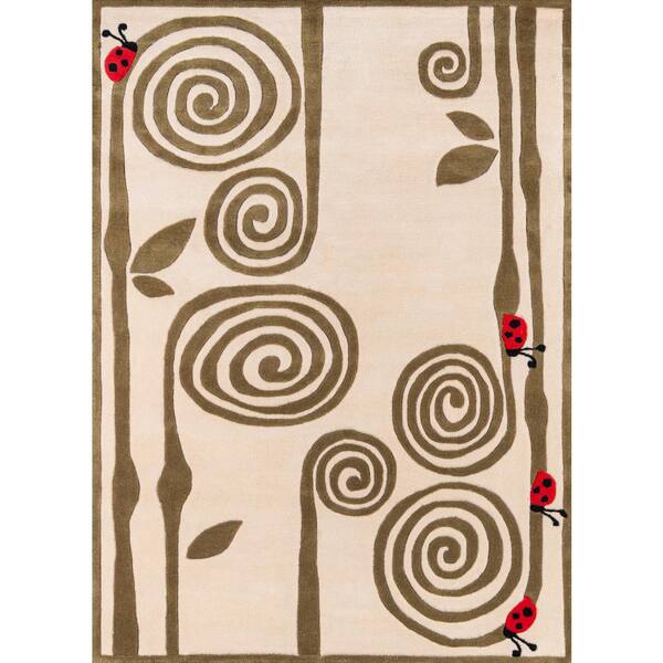 Momeni Caprice Ivory 4 ft. x 6 ft. Indoor Area Rug