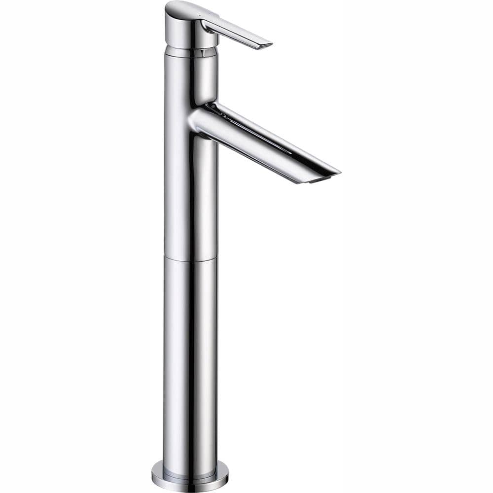 Delta Compel Single Hole Single Handle Vessel Bathroom Faucet In Chrome 761 Dst The Home Depot