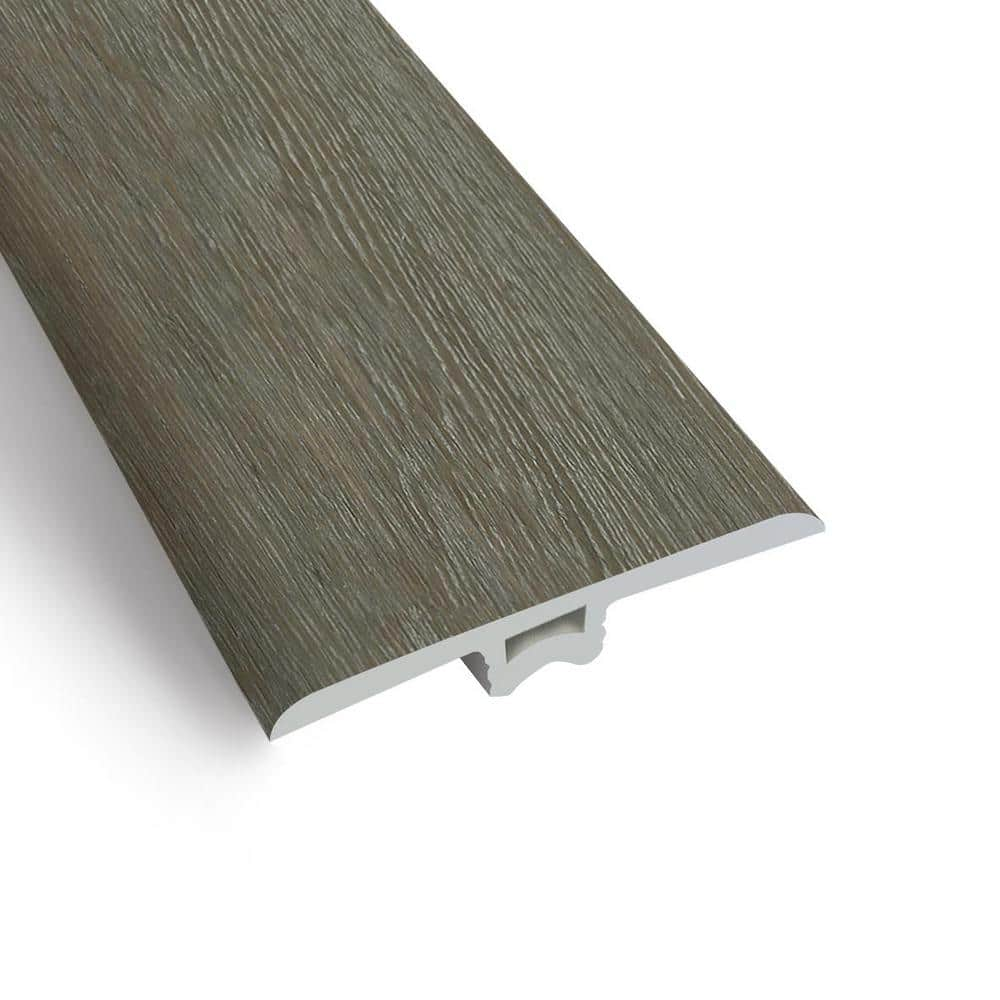 ASPEN FLOORING Waterproof Rigid Core T-Molding in the color Safron 0.23 ...