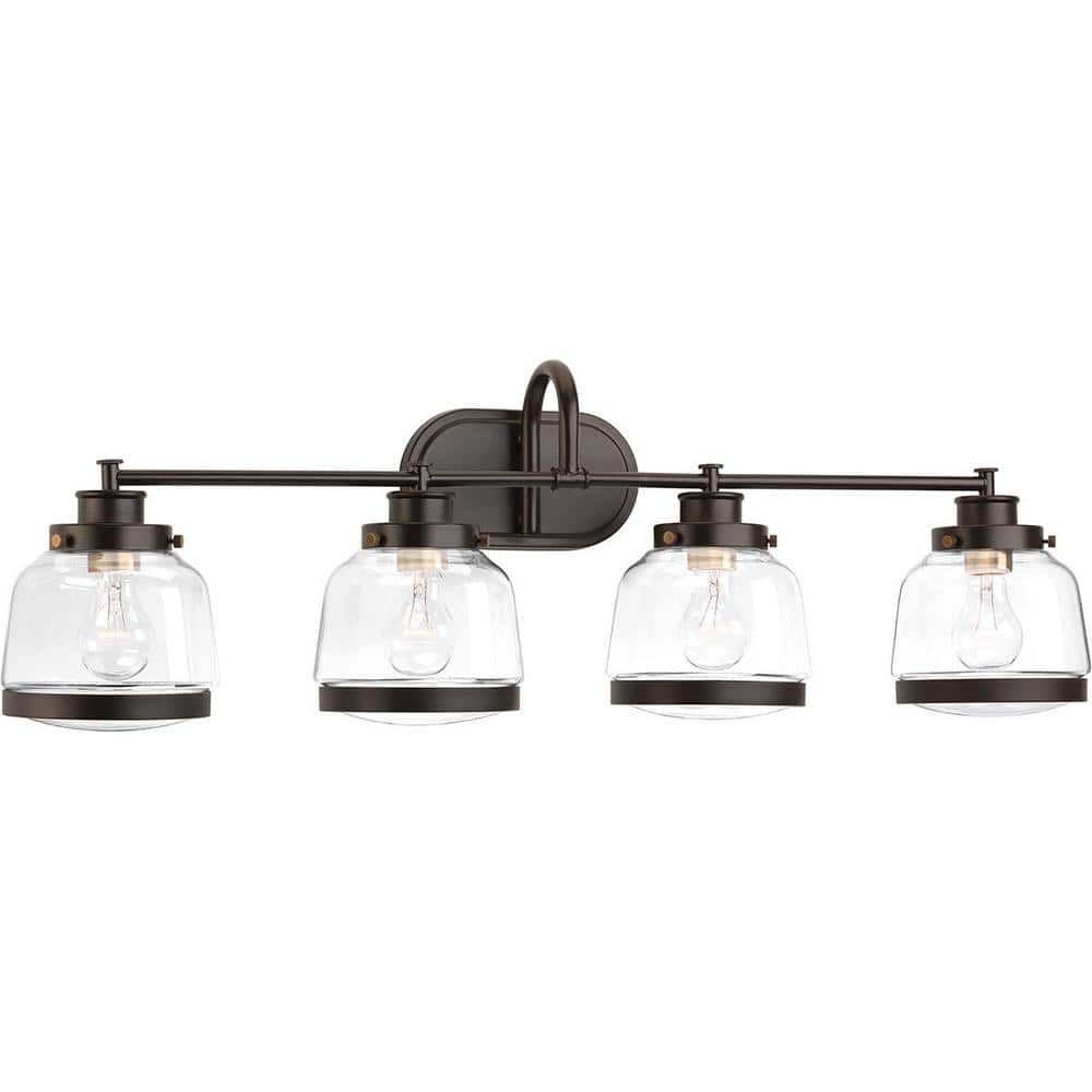 Progress Lighting Judson Collection 35-3/4 in. 4-Light Antique