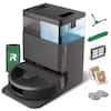 iRobot Roomba 505 Combo 13.8 in. Robotic Vacuum and Mop Plus with Smart Navigation Plus AutoWash Dock in Black N185020