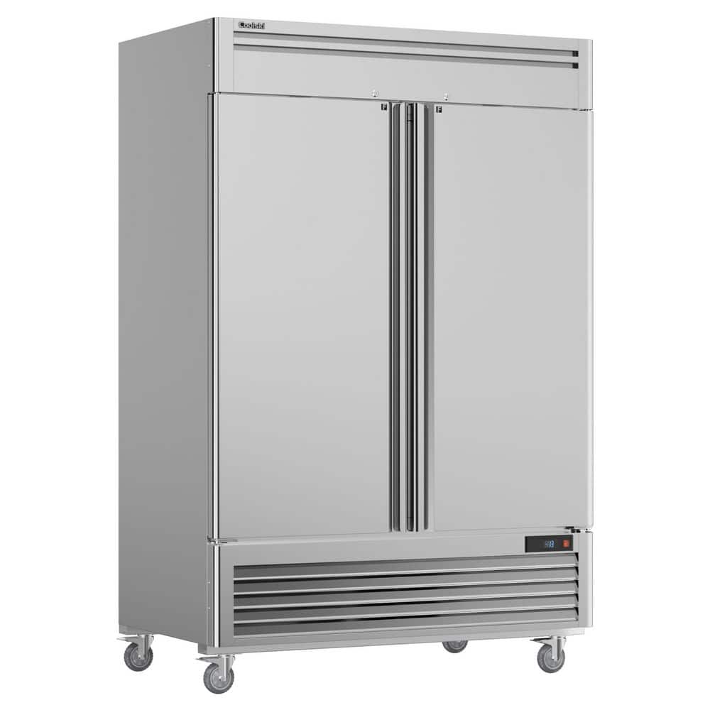 54 in. 49 cu. ft. NSF Auto / Cycle Defrost Commercial Reach in 2 Door Upright Freezer in Stainless Steel price history on PriceWatchPro