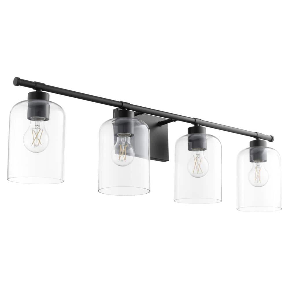 Tribute 35 in. W 4-Light Matte Black Vanity price history on PriceWatchPro