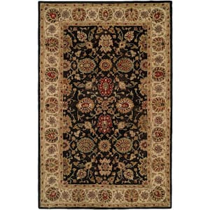 Black/Ivory 5 ft. x 8 ft. Area Rug