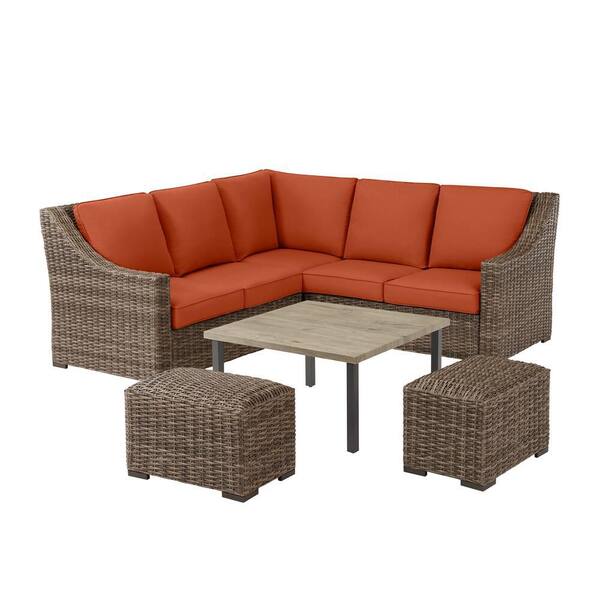 Cushionguard Quarry Red Cushions, Outdoor Furniture Sectionals Canada