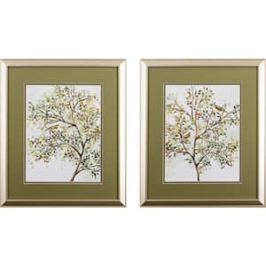 Victoria Colorful Trees by Unknown Wooden Wall Art (Set of 2)