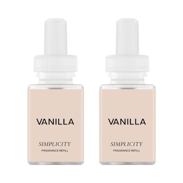 Vanilla by Simplicity - Fragrance Refill - Smart Vial - Dual Pack for Smart Fragrance Diffusers, up to 120 hrs. per vial