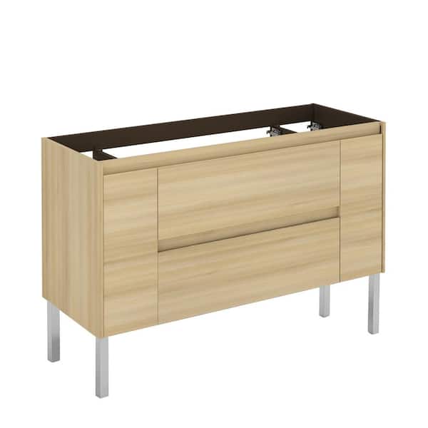 WS Bath Collections Ambra 47.5 in. W x 17.6 in. D x 32.4 in. H Bath Vanity Cabinet Only in Nordic Oak