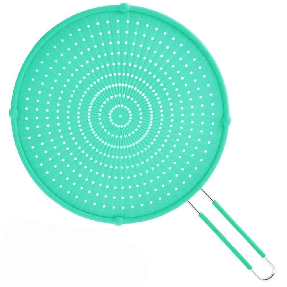16 in. x 12 in. x 0.5 in. Silicone Splatter Screen with Heat-Resistant for Frying Pan and Everyday Cooking,Green(1-Pack) price history on PriceWatchPro