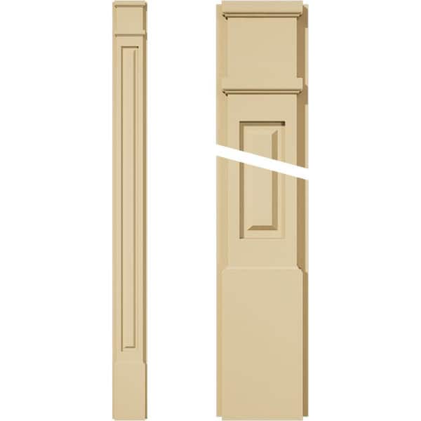Ekena Millwork 2 in. D x 6 in. W x 72 in. L Primed Polyurethane Pilaster 1- Pack