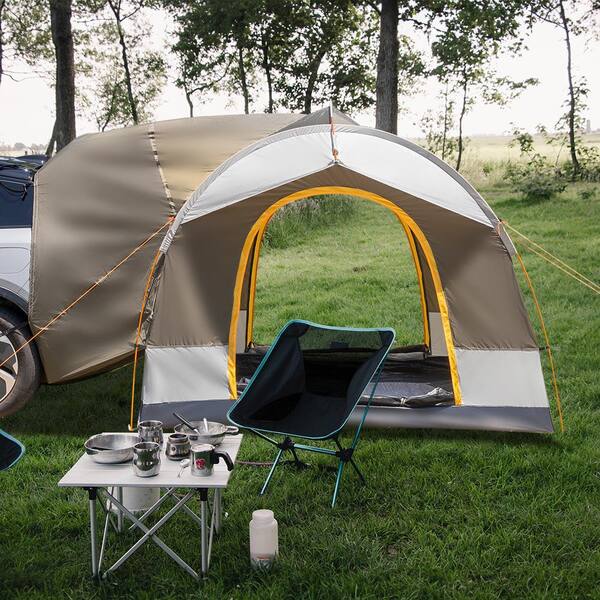 Karl home 5-Person Dark Double-Layer SUV Camping Tent for