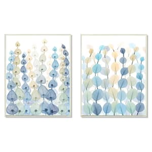 10 in. x 15 in. "Seaweeds And Ocean Plants Blue Green Pattern Designs" by Albert Koetsier Wall Plaque