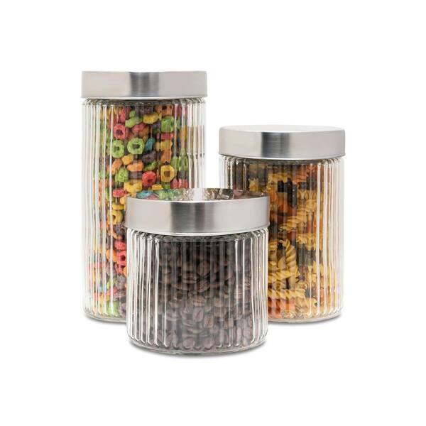 Glass Spice Jars Set - 3 Pack - Top Notch DFW, LLC
