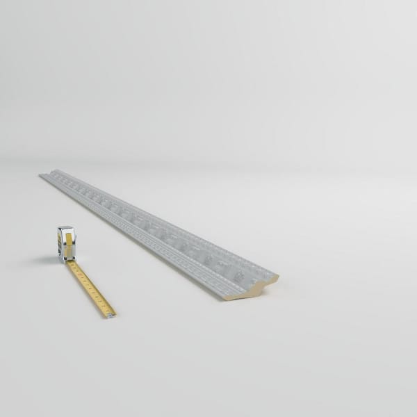 Ekena Millwork Elijah 3.375 in. D x 4.5 in. W x 96 in. L Polyurethane Crown Moulding