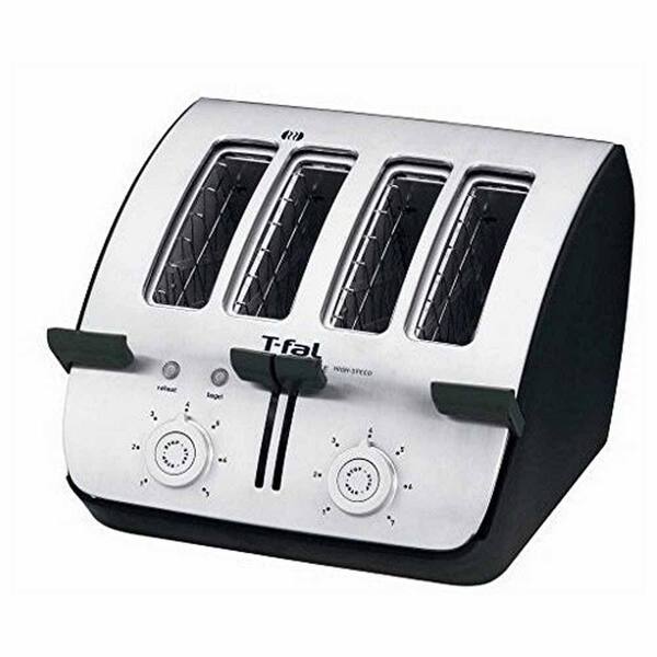 T-fal 4-Slice Deluxe Toaster, Black
