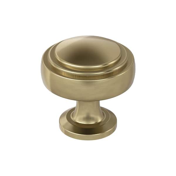 Amerock Winsome 1-1/4 in. (32 mm) Diameter Golden Champagne Cabinet Knob