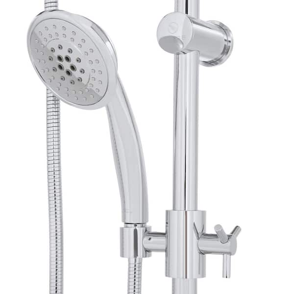 Pulse ShowerSpas 1010-CH Adjustable Slide Bar Chrome