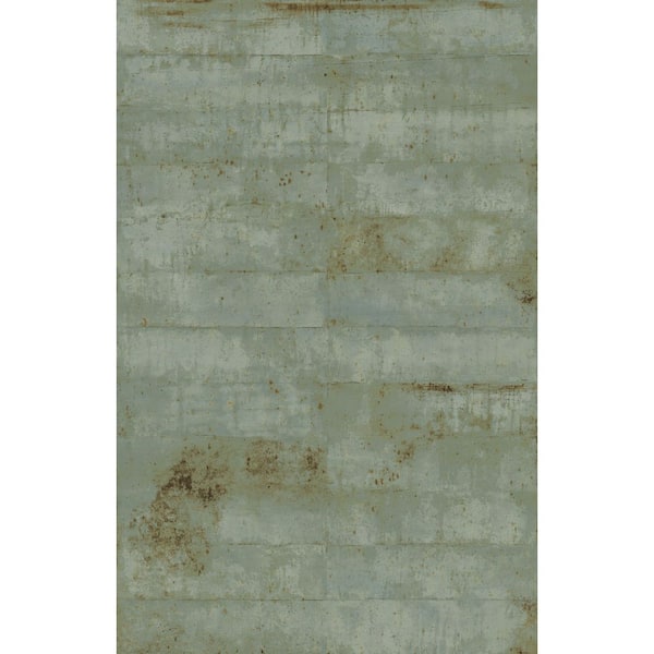 ANDOVA Serenite Dane Green/Brown 4 in. x 15 3/4 in. Smooth Ceramic Subway Wall Tile Sample
