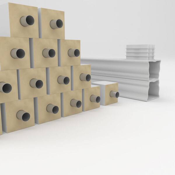 Ekena Millwork Fiberthane Legacy Balustrade 132 in. L x 42 in. H Fiberglass Railing Kit