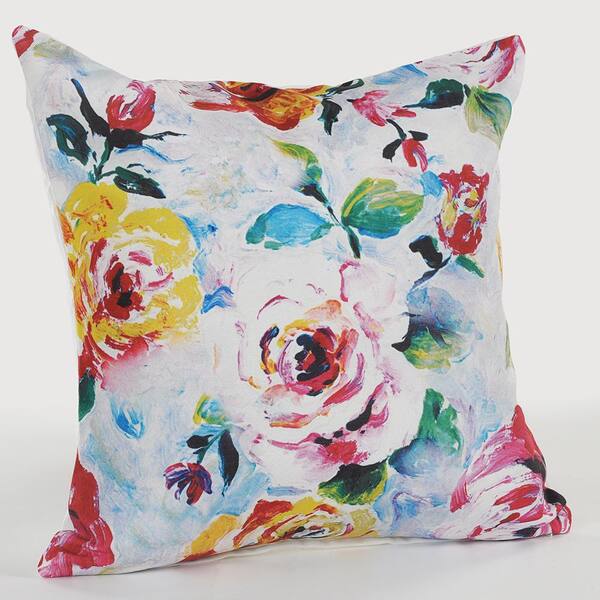 rose color throw pillows