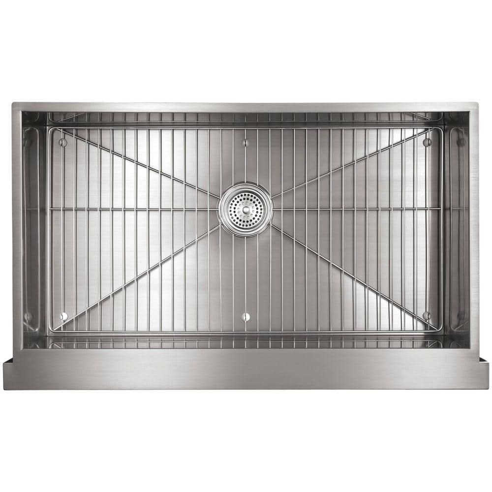 Vault 36" Stainless Steel Farmhouse Apron-Front Kitchen Sink