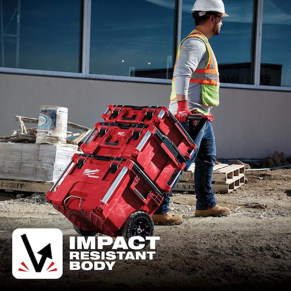 PACKOUT 22 in. Rolling Tool Box, 22 in. Large Tool Box and 22 in. Medium Tool Box ProSystem Low Profile Handle