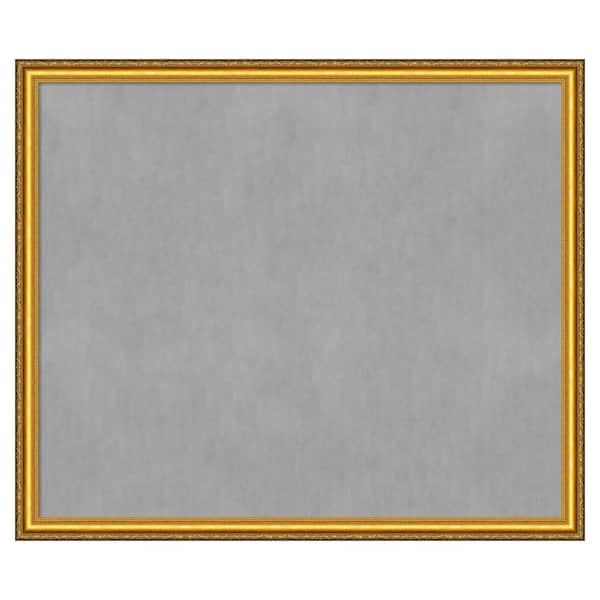 Amanti Art Colonial Embossed Gold 52 in. x 44 in. Framed Magnetic Board