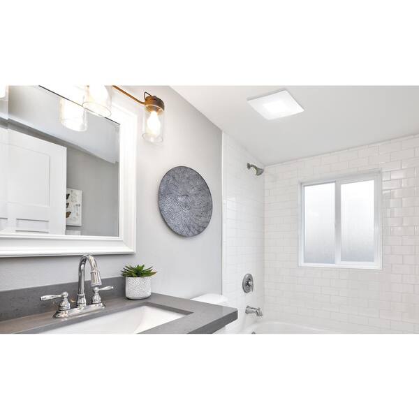 ReVent 80 CFM Ceiling/Wall Mount Easy Roomside Installation Bathroom/Bath  Exhaust Fan with Adjustable LED Lighting, ENERGY STAR RVL80-D - The Home  Depot
