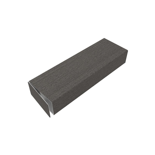 Blocks 1 in. x 2 in. Wood Composite Aluminum Coextruded in Peruvian Teak End Caps (Bag of 10)