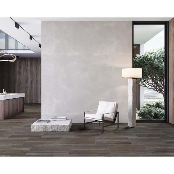 Eramosa Grey 12 in. x 24 in. Matte Porcelain Marble Look Floor and Wall Tile (576 sq. ft./Pallet)
