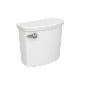 Glenwall VorMax 1.28 GPF Single Flush Toilet Tank Only with Cover Lock Device in White