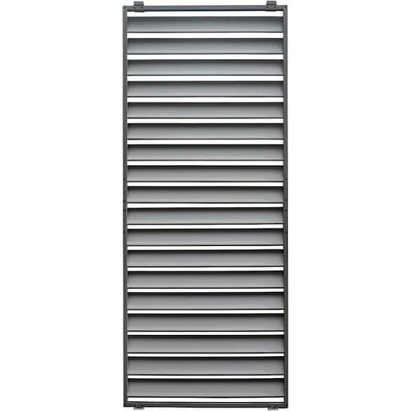 Outdoor Aluminum Louvered Pergola Accessories Pergola Screens in Gray