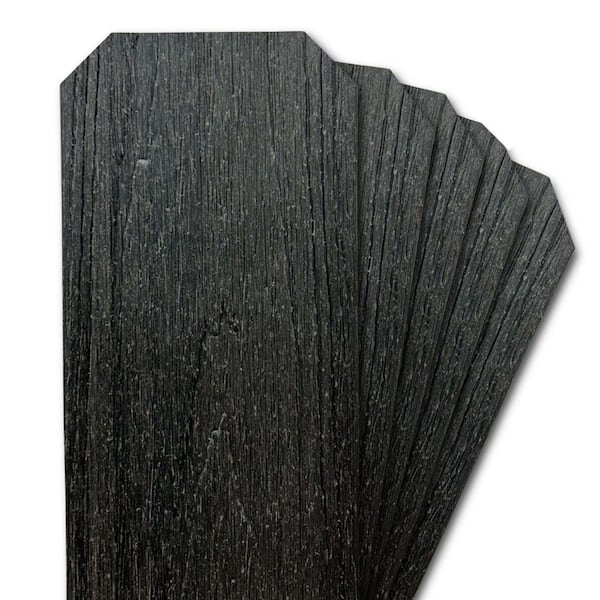 0.50 in. x 3. 5 in. x 70.20 in. Ironwood Capped Composite Dog-Ear Fence Picket (5-Pack)