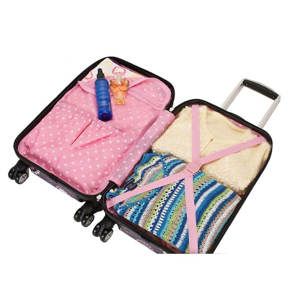 Rockland Vision 20 in. Pucci Hardside Carry-On Suitcase F151-PUCCI
