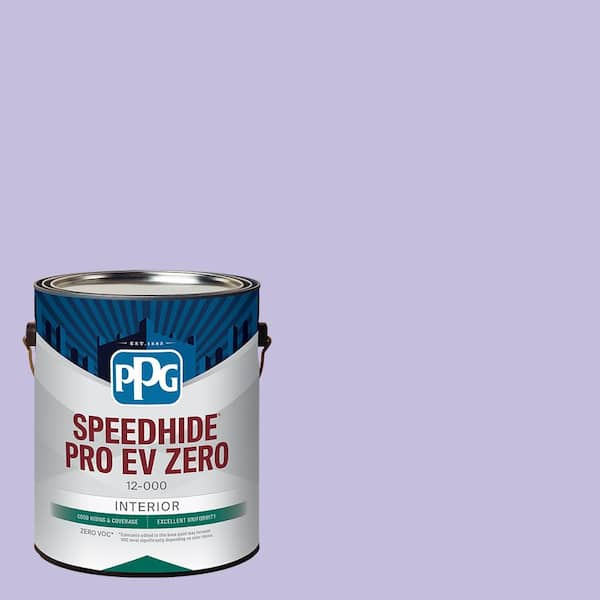 Glidden Premium 1 gal. PPG1247-4 Purple Dragon Flat Interior Paint  PPG1247-4P-01F - The Home Depot