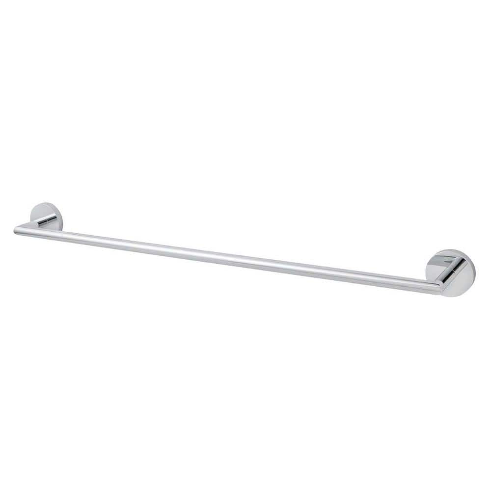 Neo 18" Polished Chrome Wall Mounted Brass Towel Bar