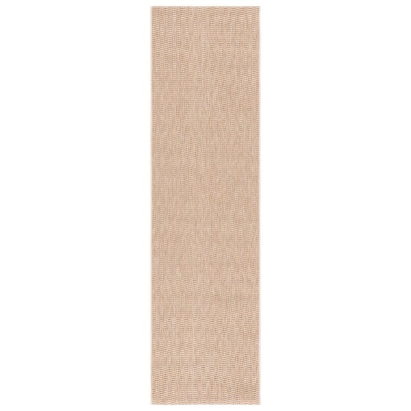 Sisal All-Weather 2 ft. x 9 ft. Natural Solid Woven Indoor/Outdoor Runner Rug