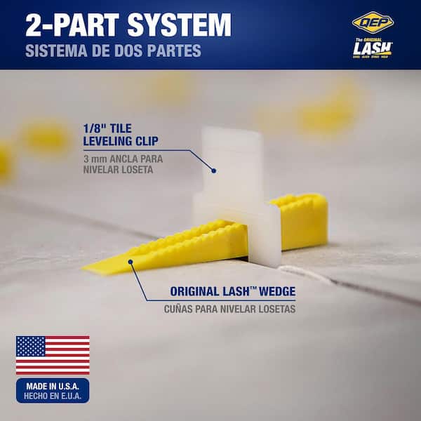 QEP LASH Yellow Wedge, Part B of Two-Part Tile Leveling System 100