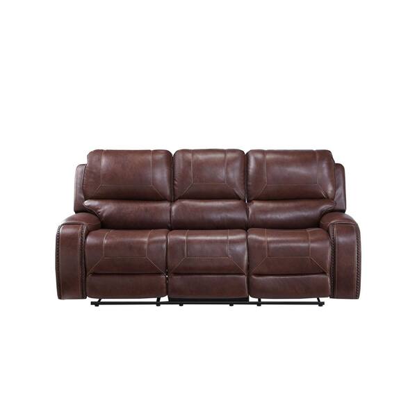 Steve Silver Keily Brown Manual Recliner Sofa