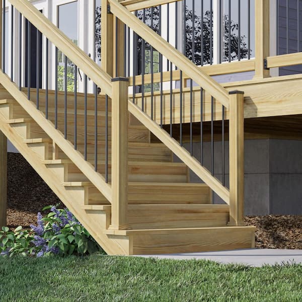 8-Step Ground Contact Pressure Treated Pine Stair Stringer