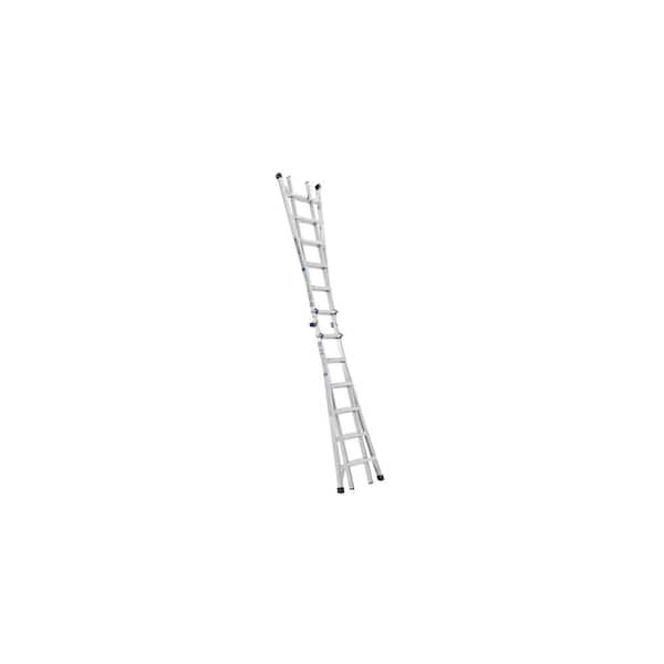 Werner - 26 ft. Reach Aluminum Telescoping Multi-Position Ladder with 300 lbs. Load Capacity Type IA Duty Rating