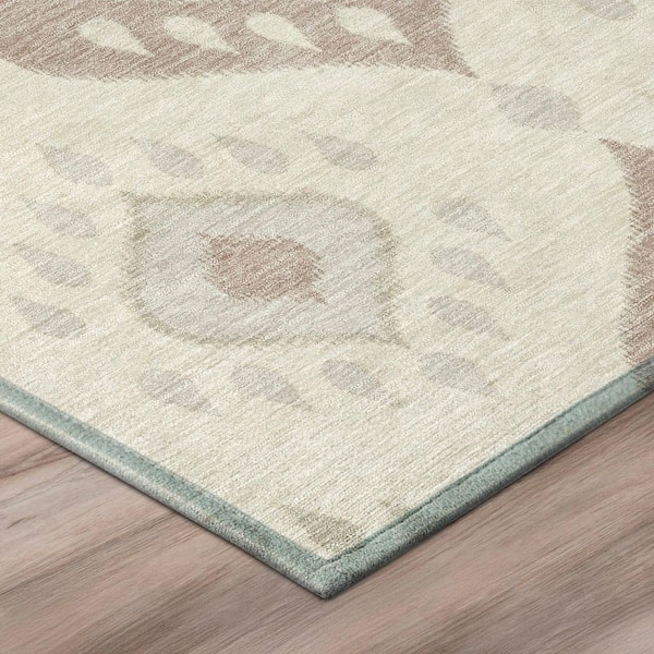 Chantille Machine Washable Indoor/Outdoor Abstract ACN3123 Ivory 10 ft. x 14 ft. Area Rug