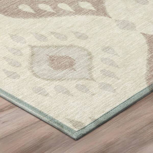 Chantille Machine Washable Indoor/Outdoor Abstract ACN3123 Ivory 2 ft. x 3 ft. Accent Rug