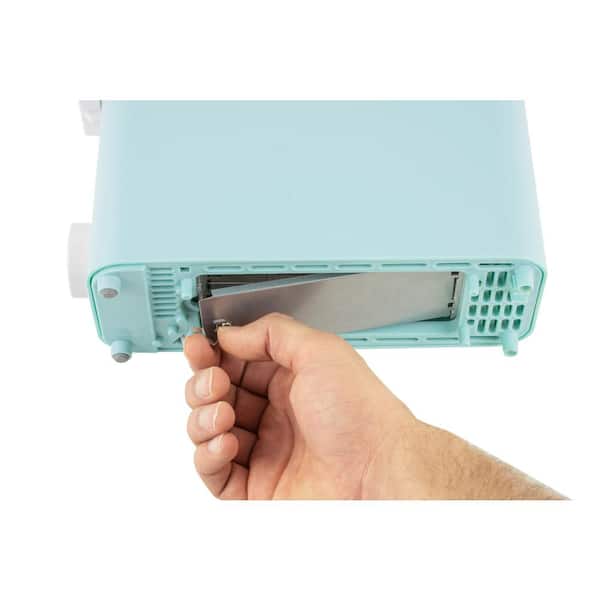 Nostalgia 500 W MyMini Single Slice Aqua Toaster with Wide Slot