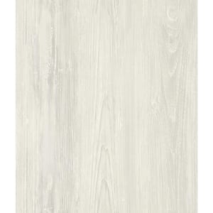 8 in. x 10 in. Mapleton Light Grey Wood Wallpaper Sample