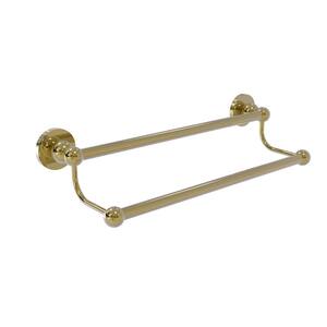 Bolero Collection 18 in. Double Towel Bar in Unlacquered Brass