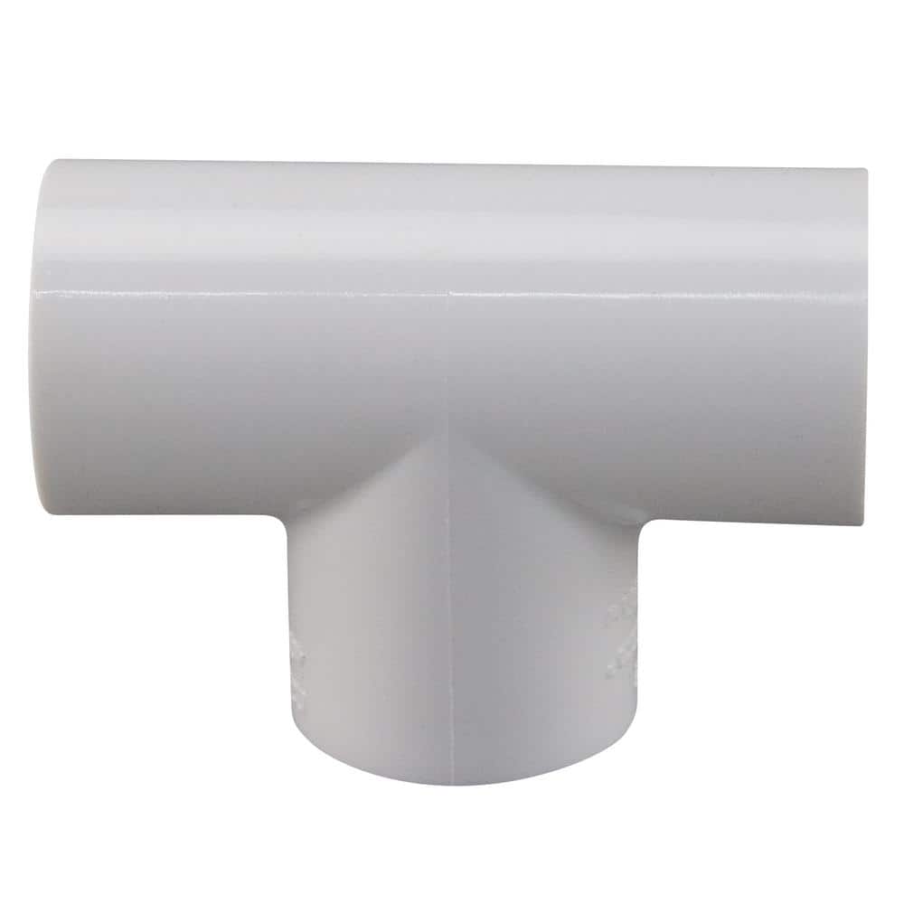 LASCO Fittings 1/2 in. PVC Schedule 40 Slip x Slip x Slip Tee Fitting