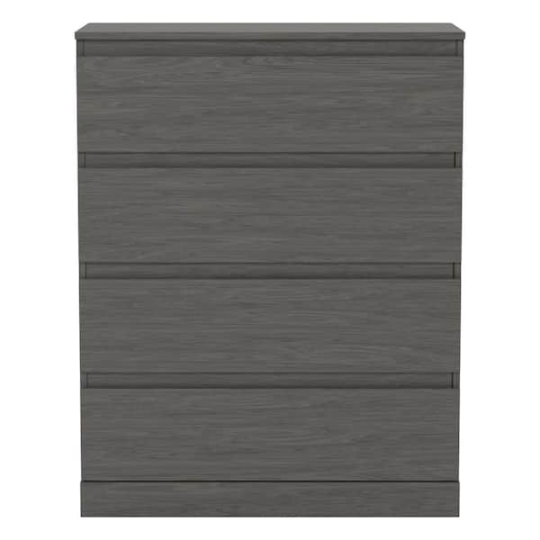 Hillsdale Furniture Hawley 4-Drawer Gray Oak Dresser