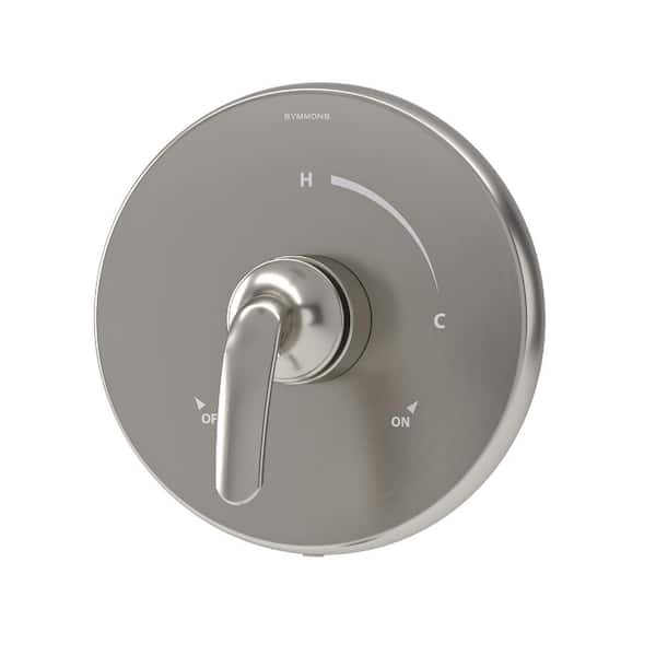 Symmons Elm Shower Valve Trim Kit in Satin Nickel (Valve Not Included)
